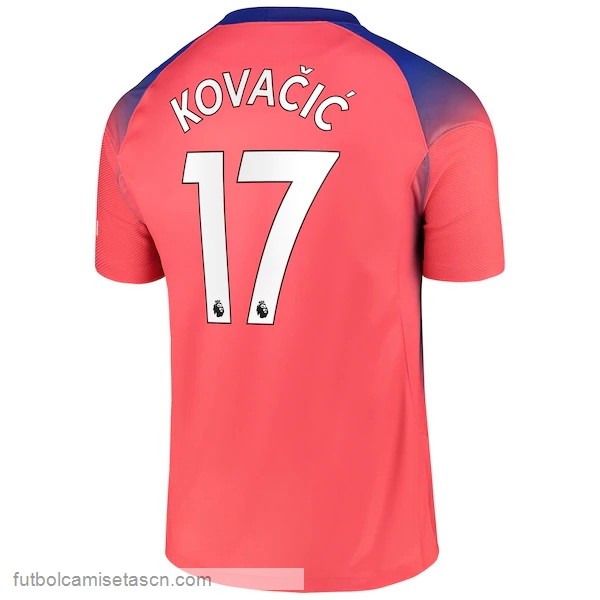 Camiseta Chelsea NO.17 Kovacic 3ª 2020/21 Naranja